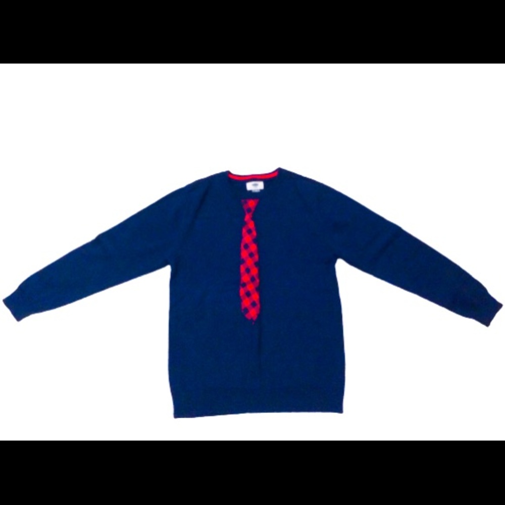 Boys Old Navy Tie Print Sweater